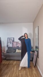 VESTIDO SEMICURVI/CURVI  TRICOLOR - Imagen 5