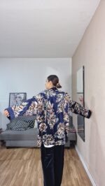 QUIMONO CURVI TERCIOPELO FLORES - Imagen 7