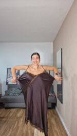 VESTIDO CURVI LENCERO ASIMETRICO - Imagen 4