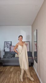 VESTIDO CURVI LENCERO ASIMETRICO - Imagen 9