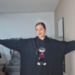 MAXI SUDADERA CURVI BLACK