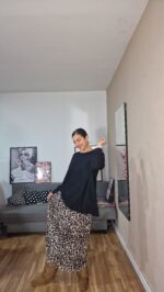 FALDA CURVI TULL PRINT - Imagen 7