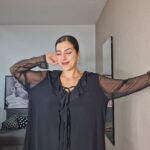 CAMISA SEMICURVI -CURVI VOLANTE NEGRA