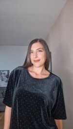 CAMISETA CURVI TERCIOPELO BRILLO - Imagen 5