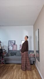 PANTALON SEMICURVI CUADROS VENECIA - Imagen 6