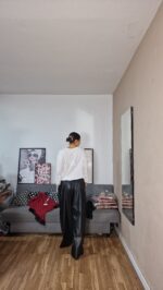 PANTALON CURVI ANCHO POLIPIEL - Imagen 5