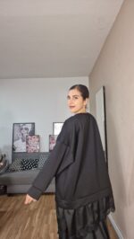 SUDADERA CURVI BAJO ENCAJE - Imagen 2