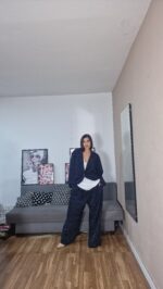 PANTALON CURVI ANCHO BRILLO - Imagen 6