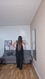 PANTALON CURVI ANCHO BRILLO - Imagen 3