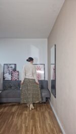 FALDA SEMICURVI CUADROS - Imagen 4