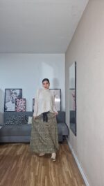 FALDA SEMICURVI CUADROS - Imagen 3