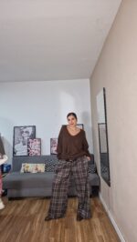 PANTALON SEMICURVI CUADROS VENECIA - Imagen 14