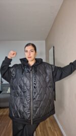 CHAQUETA ACOLCHADA CURVI NEGRA - Imagen 3