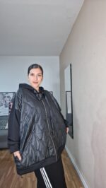 CHAQUETA ACOLCHADA CURVI NEGRA - Imagen 2