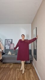 VESTIDO CURVI ENCAJE MANGA - Imagen 3