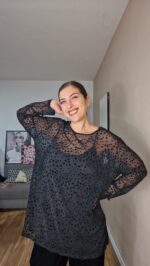 CAMISA CURVI TULL ESTAMPADA - Imagen 6