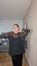 CAMISA CURVI TULL ESTAMPADA - Imagen 4