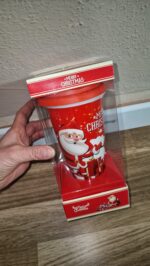 VASO LARGO NAVIDEÑO CON TAPA - Imagen 2