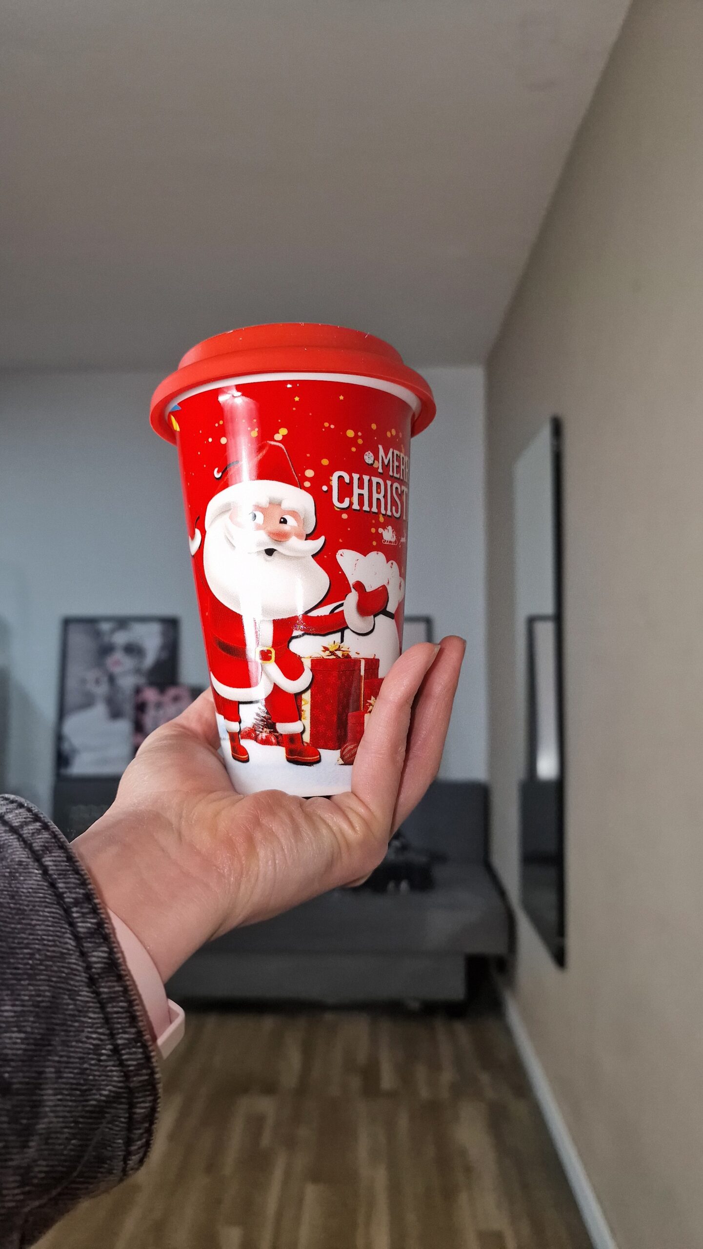 20251202_204708 VASO LARGO NAVIDEÑO CON TAPA - Imagen 1