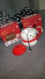 TAZA NAVIDEÑA CON CUCHARA