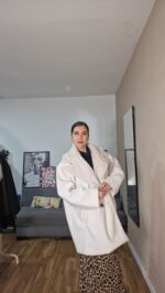 ABRIGO CURVI PAÑO CUELLO PELO - Imagen 11