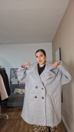 ABRIGO CURVI PAÑO CUELLO PELO - Imagen 7