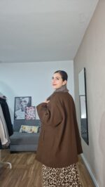 ABRIGO CURVI PAÑO CUELLO PELO - Imagen 5