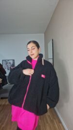 BOMBER CURVI BORREGO FLUOR