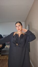 VESTIDO CURVI COLLAR - Imagen 6