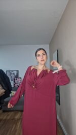 VESTIDO CURVI COLLAR - Imagen 2