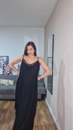 VESTIDO CURVI LENCERO BRILLO - Imagen 5