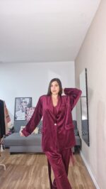 CONJUNTO CURVI BLAZER TERCIOPELO - Imagen 7