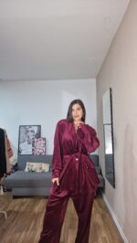 CONJUNTO CURVI BLAZER TERCIOPELO - Imagen 6