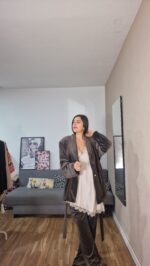 CONJUNTO CURVI BLAZER TERCIOPELO - Imagen 4