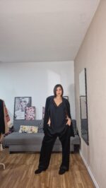 CONJUNTO CURVI BLAZER TERCIOPELO - Imagen 2