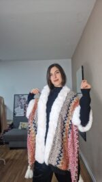 PONCHO CURVI ÉTNICO - Imagen 3