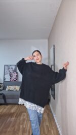 JERSEY CURVI BAJO ENCAJE - Imagen 7