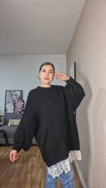 JERSEY CURVI BAJO ENCAJE - Imagen 6