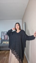 JERSEY CURVI ASIMETRICO ENCAJE - Imagen 12