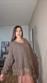 JERSEY CURVI ASIMETRICO ENCAJE - Imagen 9