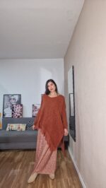 JERSEY CURVI ASIMETRICO ENCAJE - Imagen 7