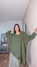 JERSEY CURVI ASIMETRICO ENCAJE - Imagen 3