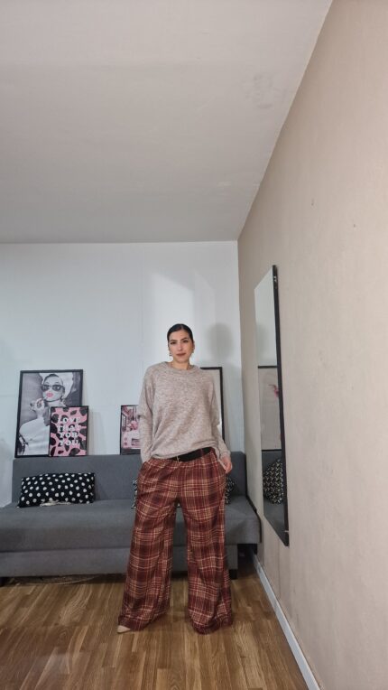 PANTALON CURVI/SEMICURVI CUADROS ALASKA