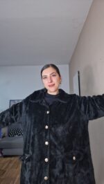 CHAQUETA CURVI PELO NEGRO - Imagen 6