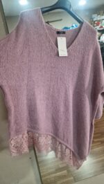 JERSEY CURVI ASIMETRICO ENCAJE - Imagen 14