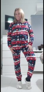 PIJAMA TALLA PEQUEÑA NAVIDAD