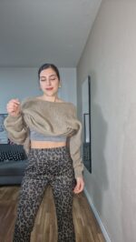 LEGGINS SEMICURVI CAMPANA LEOPARDO - Imagen 4