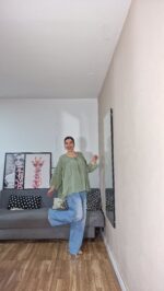 JEANS CURVI DESGASTADOS - Imagen 2