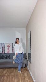 JOGGER CURVI EFECTO DENIM - Imagen 6