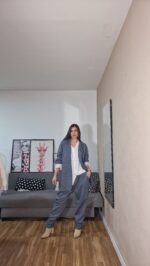 JOGGER CURVI EFECTO DENIM - Imagen 2